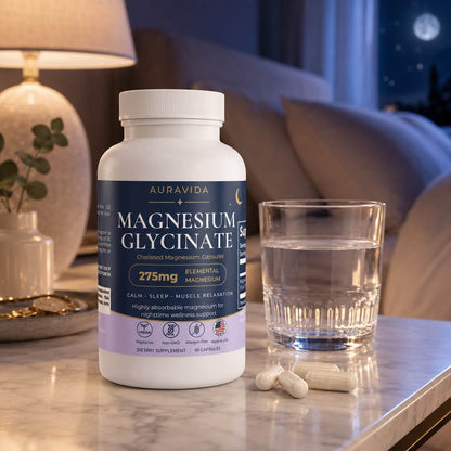 Magnesium Glycinate Capsules | Sleep & Relaxation Support