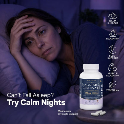 Magnesium Glycinate Capsules | Sleep & Relaxation Support